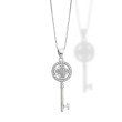 Collana in argento con Pendente Chiave della Felicità