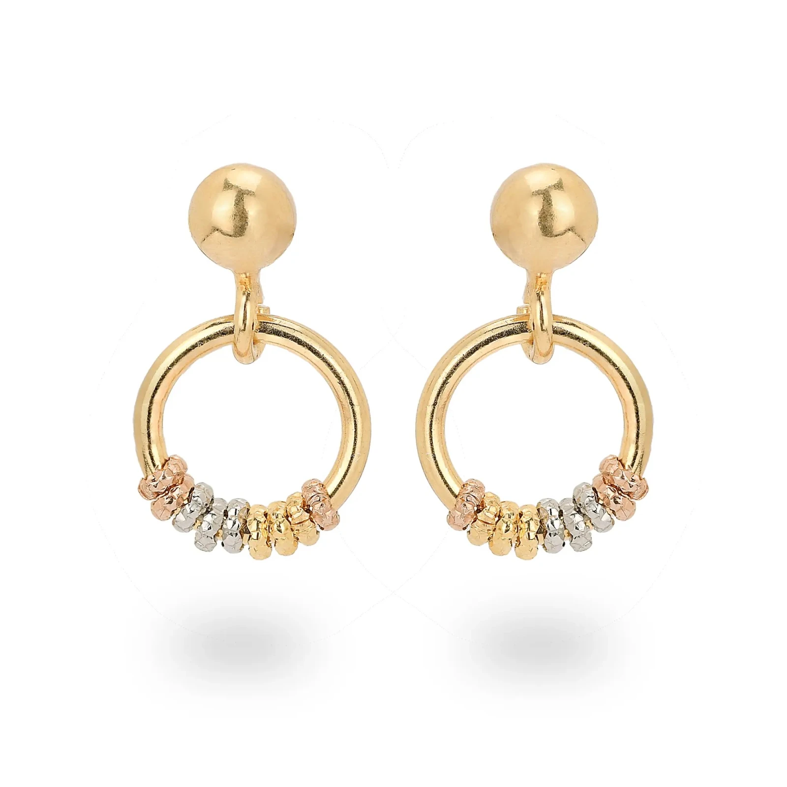 Orecchini in argento con Pendente ad Anello