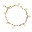 Bracciale in argento con Stelline Charms e Perla Pendente.