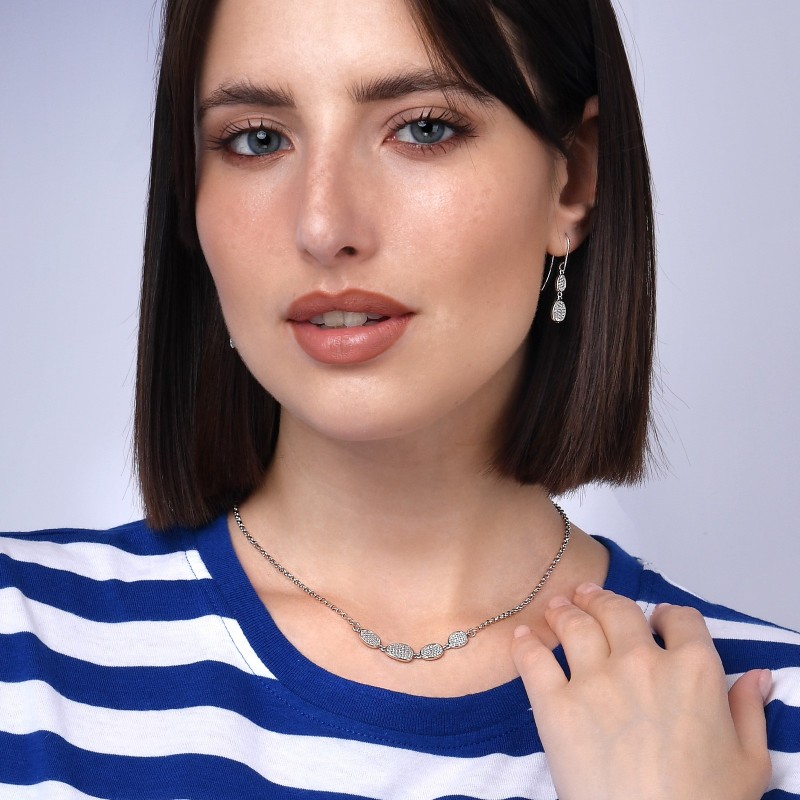 Orecchini in Argento con Zirconi