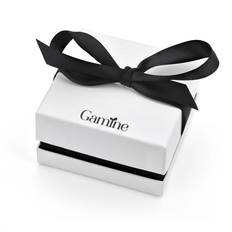 Collana in argento con Pendente Love e Zircone