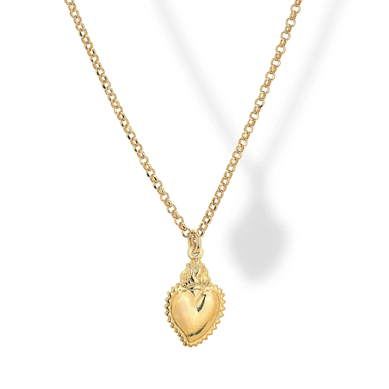 Collana in Argento Pendente Cuore