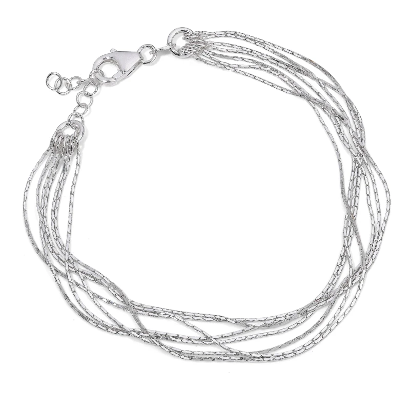 Bracciale in Argento a 7 Fili.