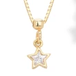 Collana in argento con Pendente Stellina con Zircone
