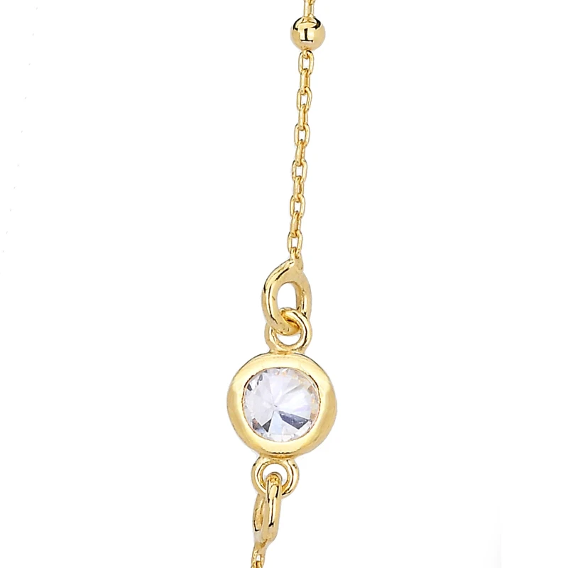 Collana in argento con Zirconi