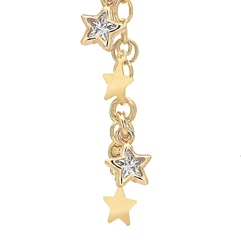 Orecchini in argento con Zirconi e elementi a Stella