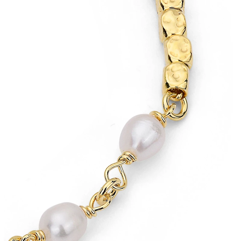 Bracciale in argento con Perle Bianche