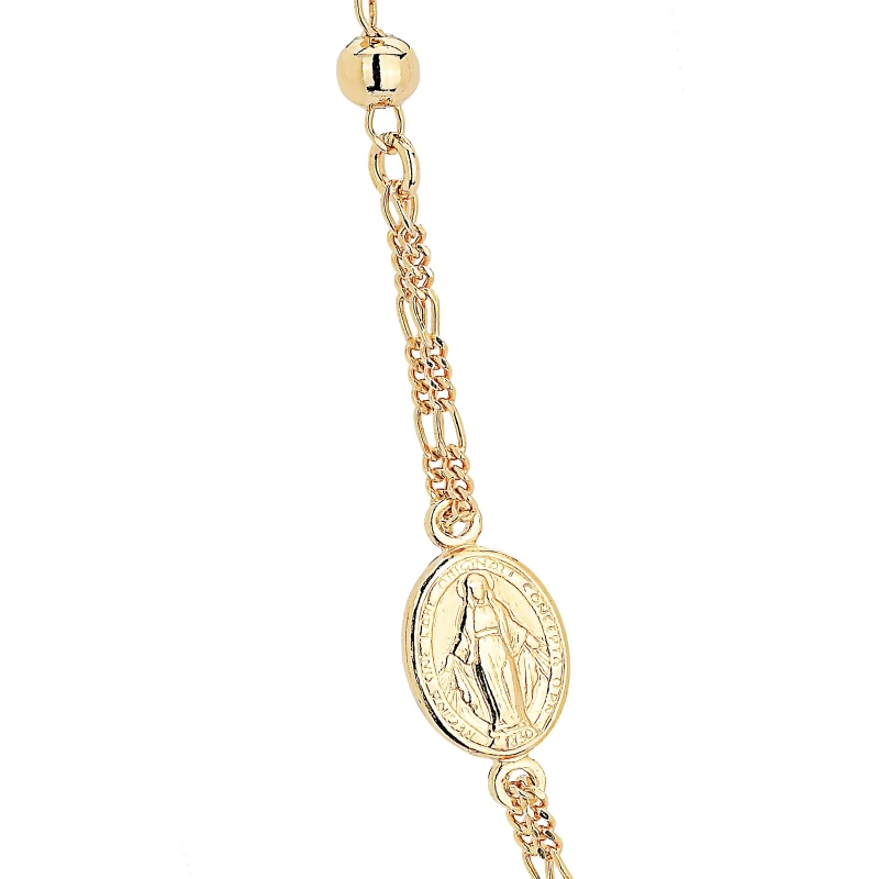 Collana In Argento con Croce e Immagine Sacra