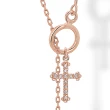 Collana in Argento con Pendente Croce Zirconi