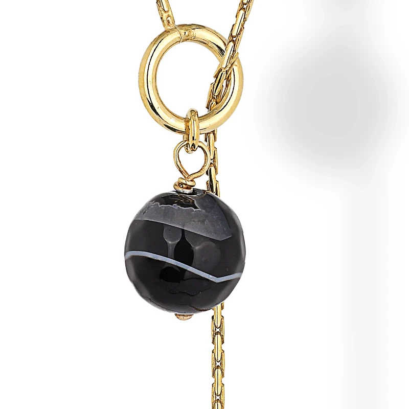 Collana in Argento con Pietra Agata