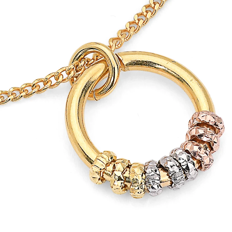 Bracciale in argento con Pendente ad Anello