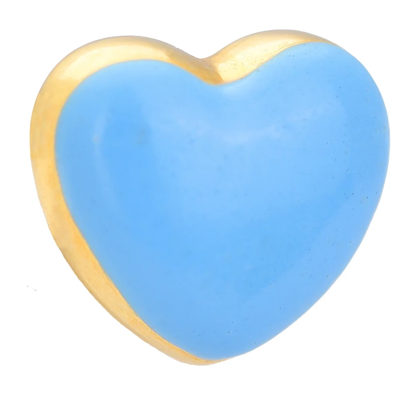 Orecchini in Argento Smaltati Azzurri.