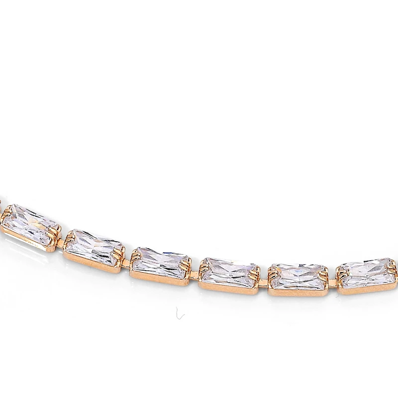 Collana in Argento Choker con Zirconi.